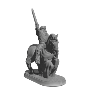 Harcos király lovon (figura)