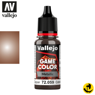 Vallejo Game Color acrylic paint 18 ml - Hammered Copper